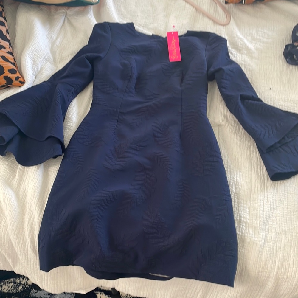 Lily Pulitzer mini dress size 2 with flare sleeves NWT